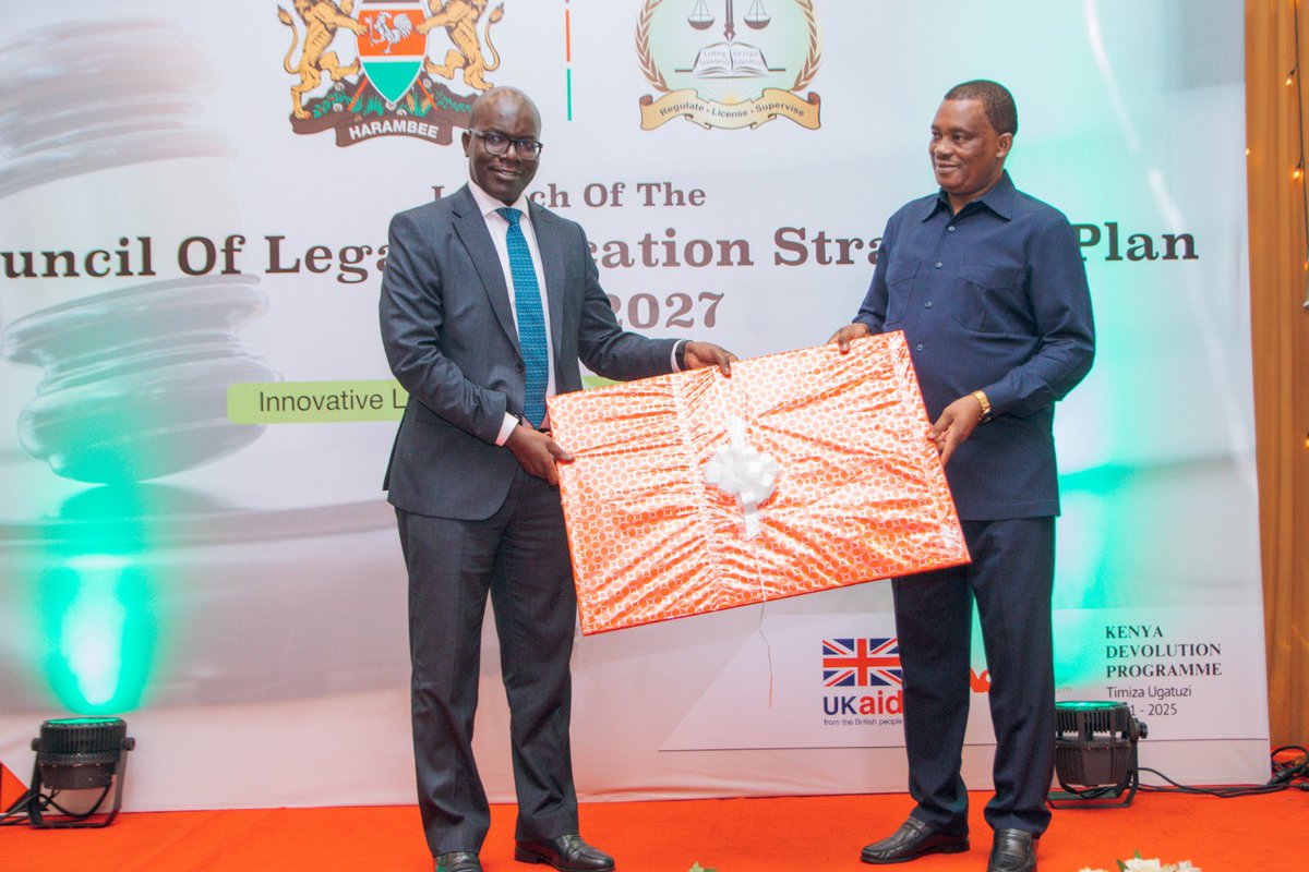 ProfOdote's tweet photo. Echoes from the launch of the @CLE_Kenya Strategic Plan 2023-2027. This marked a new chapter in our commitment to ensure up to standard services. We look forward to greater collaborations with all stakeholders in making this a success. https://t.co/c4glGop0Y3