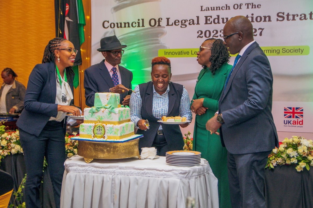 ProfOdote's tweet photo. Echoes from the launch of the @CLE_Kenya Strategic Plan 2023-2027. This marked a new chapter in our commitment to ensure up to standard services. We look forward to greater collaborations with all stakeholders in making this a success. https://t.co/c4glGop0Y3