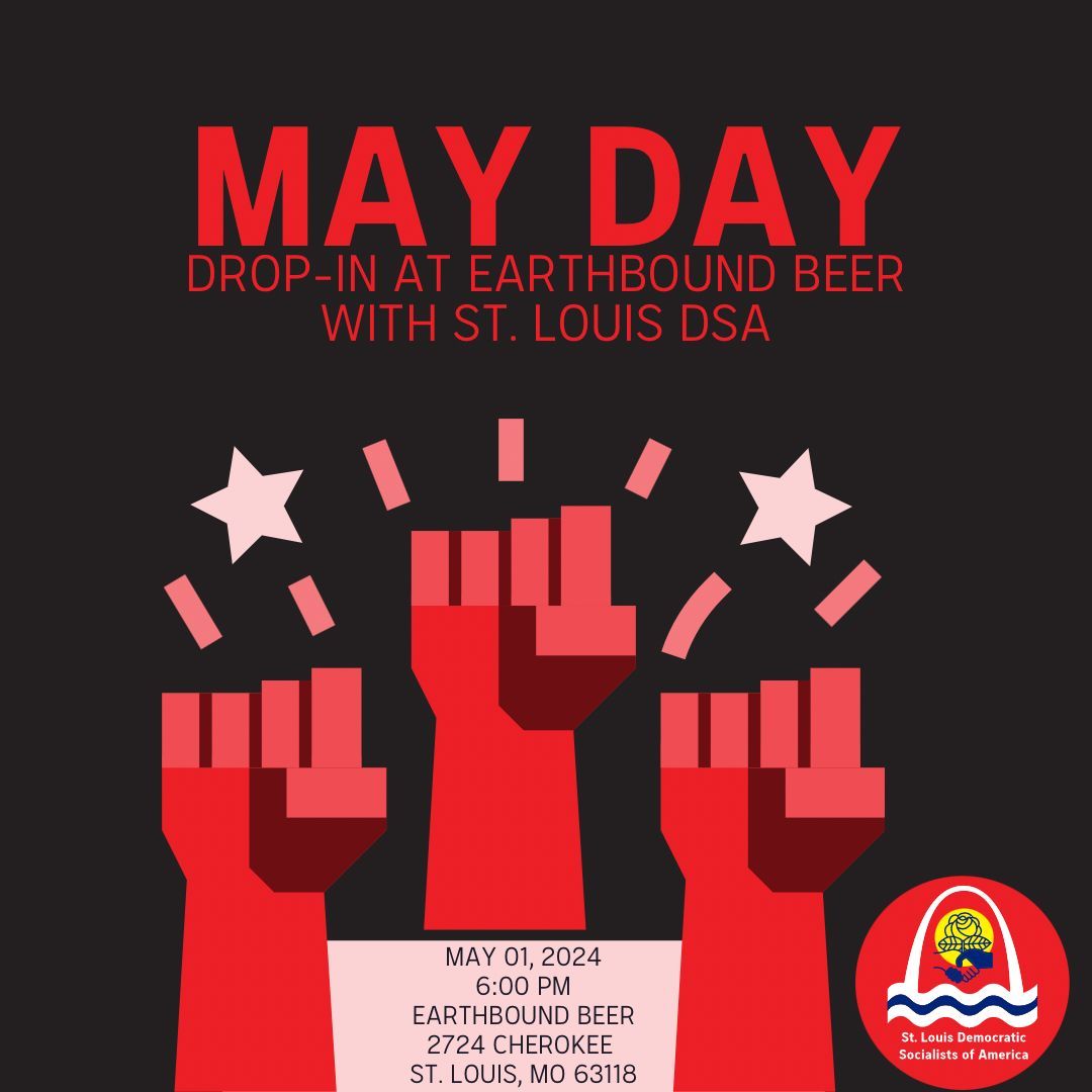 Join us next Wednesday at Earthbound Beer to celebrate May Day! This is a great opportunity to meet and chat with comrades. RSVP here buff.ly/4dbtWTw