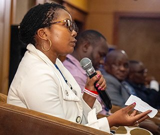 The CHAK NCD program seeks to improve service delivery in diabetes, hypertension, breast cancer, sickle cell, epilepsy, among other disease areas. It also focuses on antimicrobial resistance. Rita Samba tackles queries from delegates at the #chakahc2024 on CHAK NCD interventions.