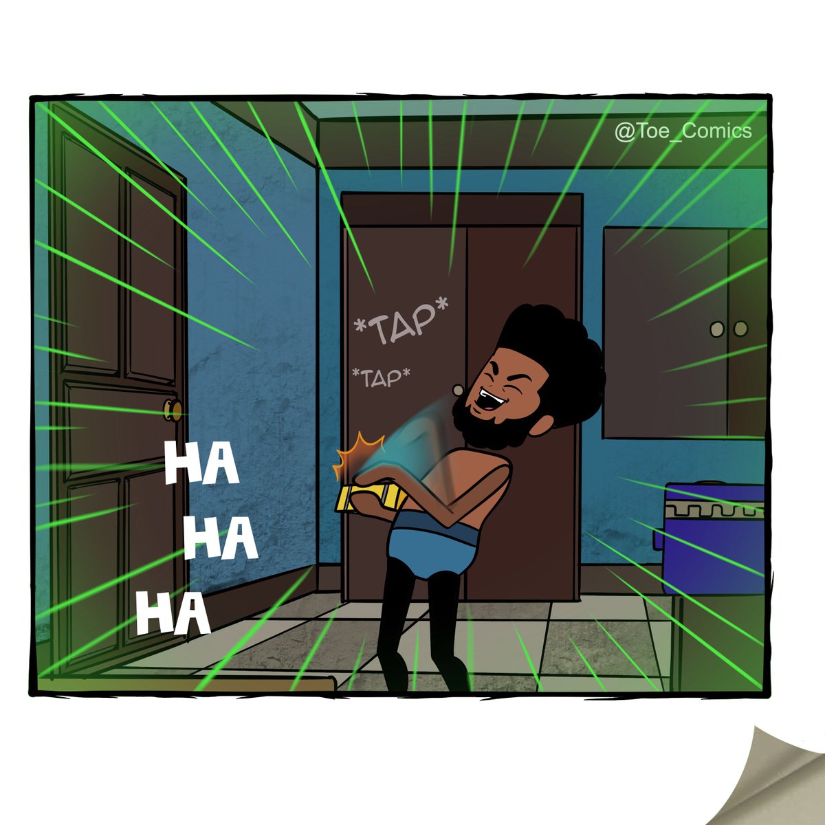 toe_comics's tweet photo. The Departure - Part 2 

Words of wisdom has been given to Toe, Day in Day out he seems fed up and is thrilled to start this great adventure. Though some never make it out alive, as long as he breathes, there are infinite possibilities 😈❤️🥂

A thread 🧵 https://t.co/IRuhQ7pHVe