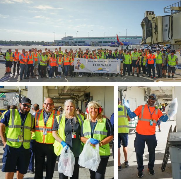 Today ⁦@united⁩ joined the @RSWairport community to share the power to prevent damages by completing required FOD checks & looking out for debris around the ramp. An amazing turnout with over 70 people helping! ⁦@DJKinzelman⁩ @jacquikey @LouFarinaccio @scarnes1978