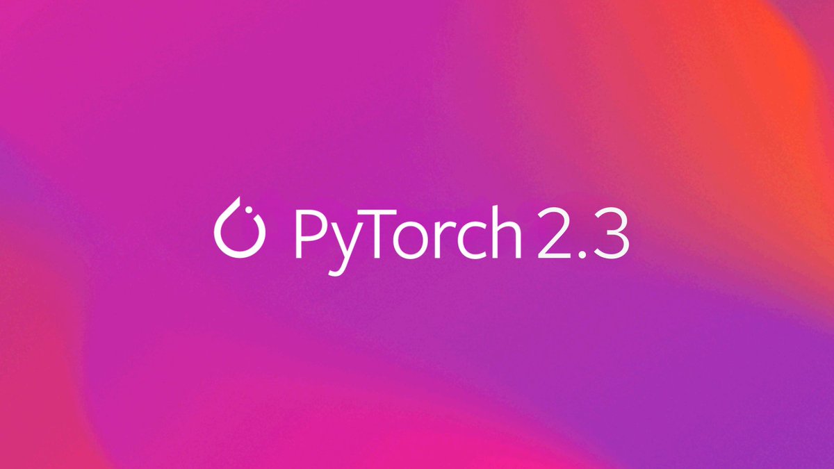 PyTorch 2.3 is here 😎🔥 PyTorch 2.3 offers support for user-defined Triton kernels in torch.compile, allowing for users to migrate their own Triton kernels from eager without experiencing performance regressions or graph breaks. Details: hubs.la/Q02tYcYq0