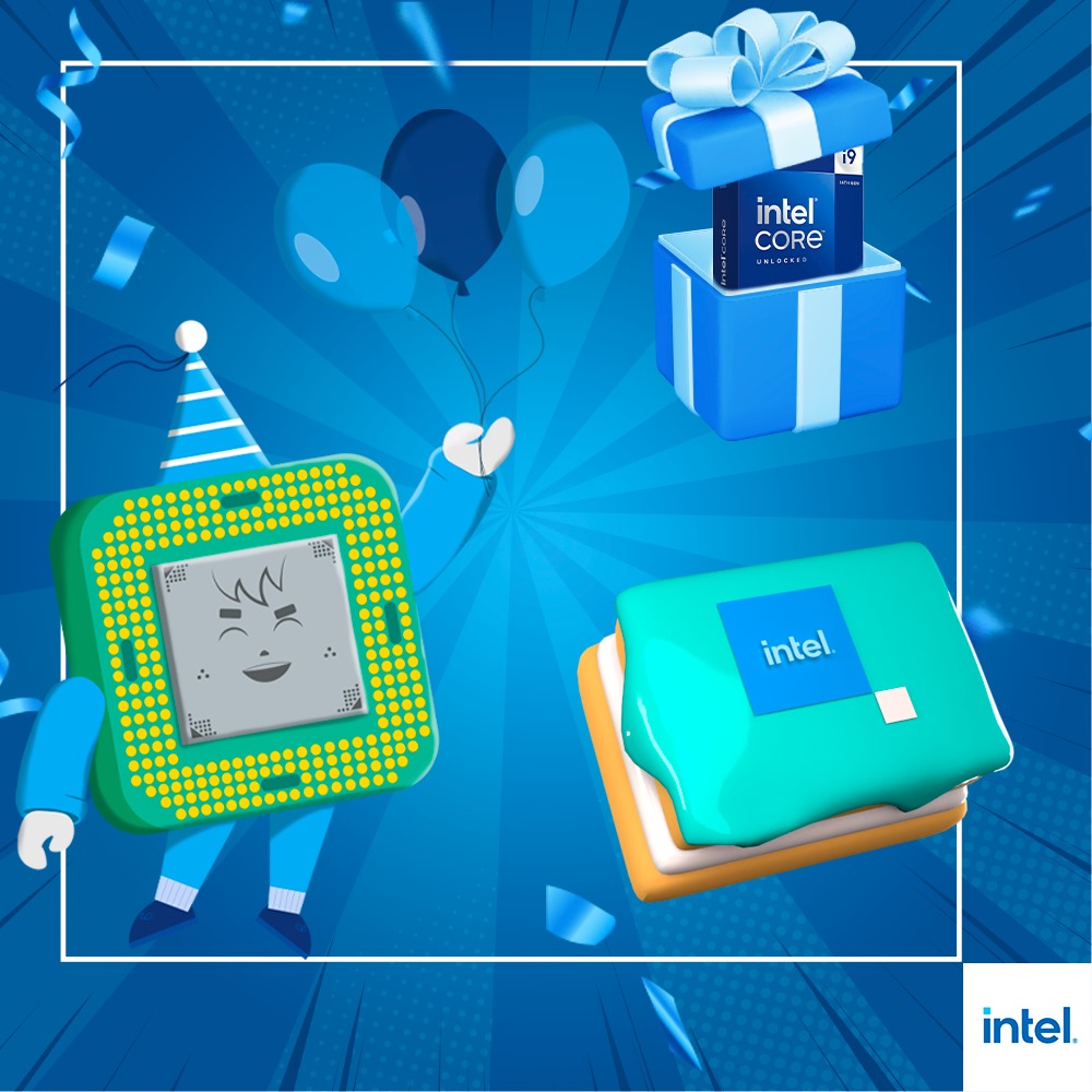 37 anos de Intel Brasil! 🎉💙

Acreditamos no Brasil como potência da tecnologia. Inovamos, crescemos e criamos uma comunidade incrível! 🥰

E o melhor? Essa jornada está apenas começando! Os próximos anos trarão ainda mais inovação para vocês. #StartsWithIntel