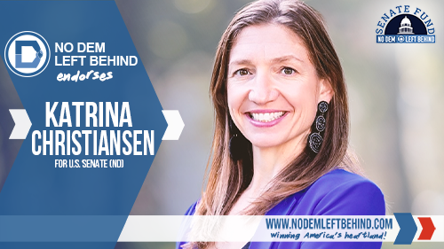 No Dem Left Behind is proud to endorse @KatrinaforND for the United State Senate. North Dakota is a state Dems are fighting in. Candidates like Katrina Christiansen are making a REAL difference in rural America. This is how we flip red seats blue. link.medium.com/dTW9EvCQ3Ib