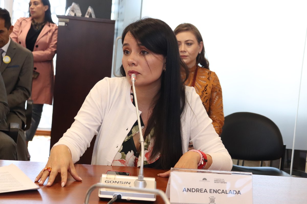 DerechoSaludAN's tweet photo. Sesión N26

Comisiones Generales #LeyCáncerCervicoUterino

➡️Andrea Encalada, Presidenta de la Fundación CEPREME.
➡️ Luis Caguana, Cristina Jácome y María Guevara del Ministerio de @Salud_Ec. 

#SaludParaLaGente https://t.co/3SaSvZUKtq