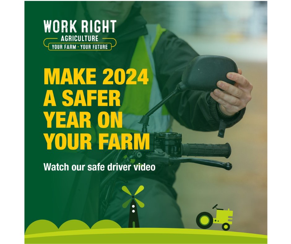 Every year farmers are killed or seriously injured by moving vehicles with 48 deaths in 5 years. Safety on farm doesn’t need to be difficult or expensive. Make small changes to prevent a tragedy bit.ly/3l7Jb9T #AgTwitter #WorkRightAgriculture #Agriculture #Farming #Farm
