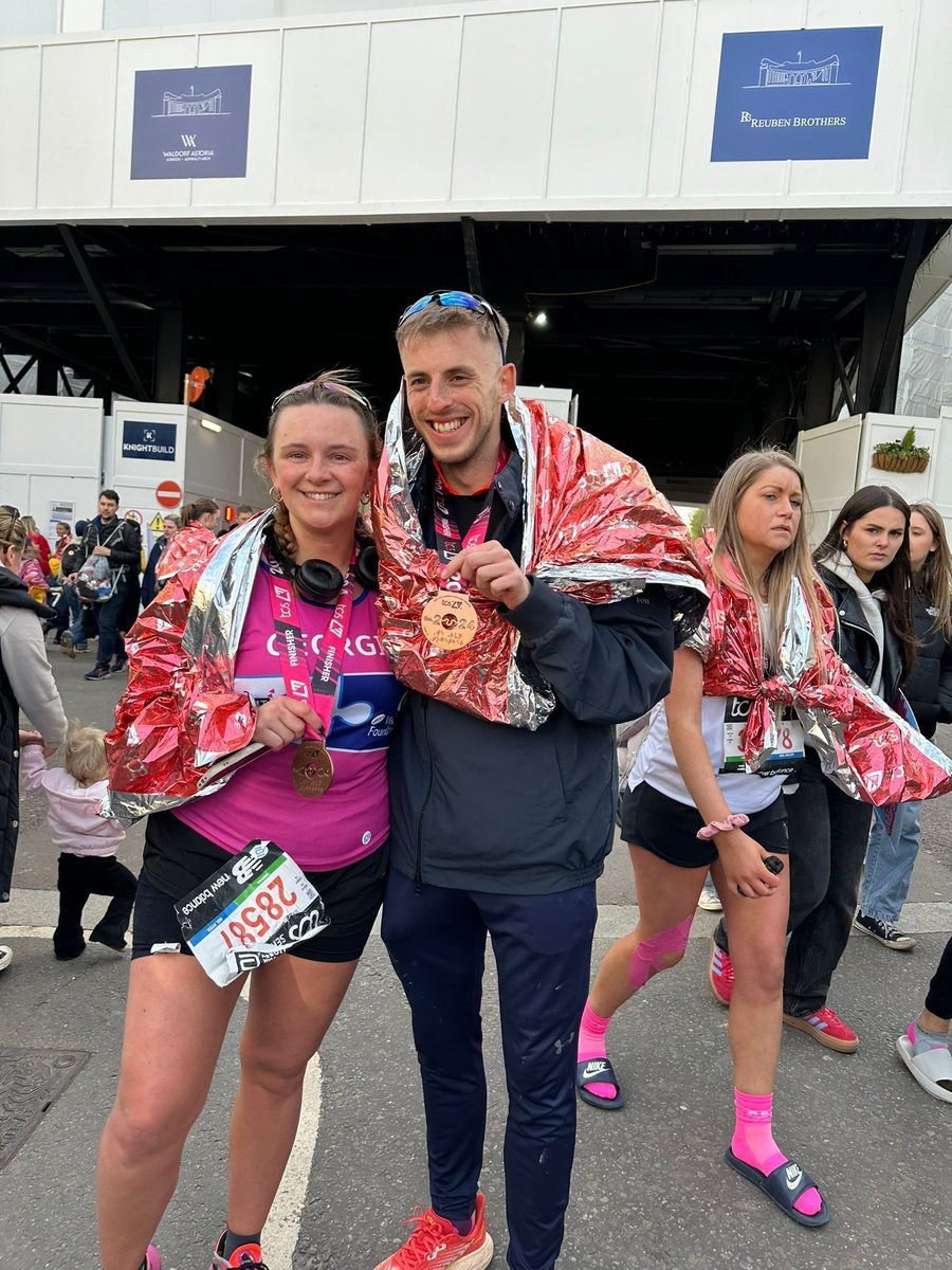 Well done to Georgia and her partner Jake, who completed the #LondonMarathon – They raised £3,189 for #FightforSight. Well done!!

Support them here:
buff.ly/3Uglawm