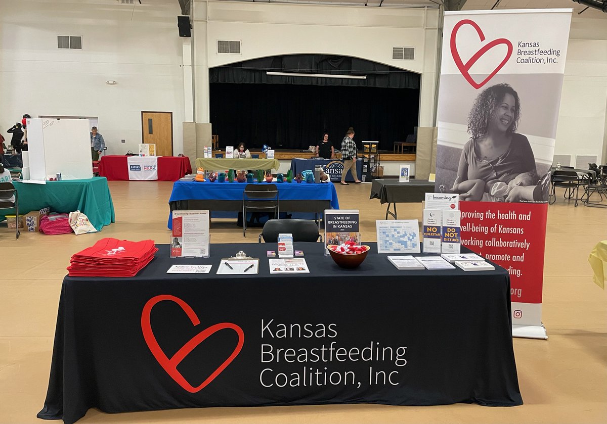 We're back at the 2024 KPATA Conference in Salina today. If you're here, be sure to stop by our table and say 'hi' to Micah. #ParentsAsTeachers #KPATA #breastfeeding.