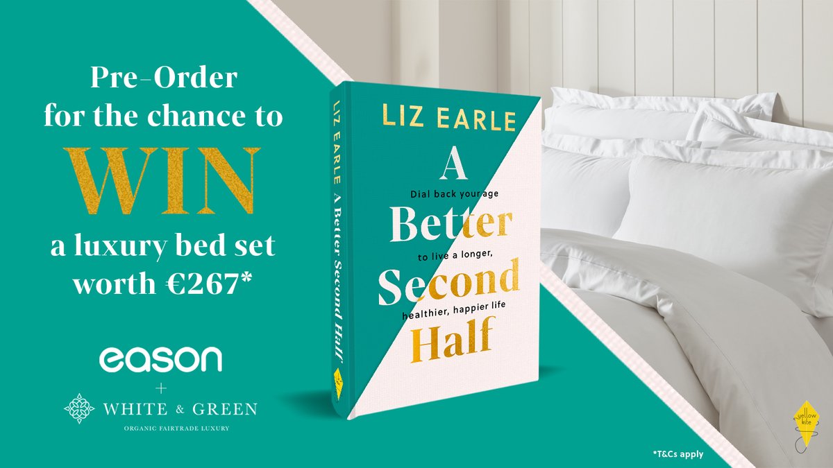 📢 Last chance to enter today! Be in with the chance of winning a luxury bed set from @_WhiteandGreen_ when you pre-order A Better Second Half by @LizEarleMe through @easons Enter before midnight tonight here: brnw.ch/21wJ8E4