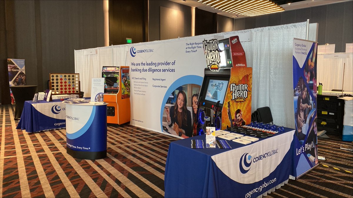 CogencyGlobal's tweet photo. Joining us at the NAGGL Spring Conference? Drop by Cogency Global Booths #34 and #35 for prizes, gaming excitement and insights into our exceptional lending services.
Let's connect today! ๐
#CogencyGlobal #NAGGL2024 #Lending #Compliance #Gaming https://t.co/IuagatSfud