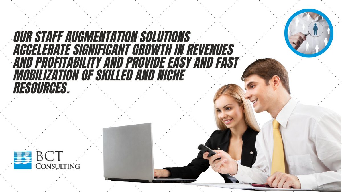 Our Staff Augmentation Solutions accelerate significant growth in revenues & profitability and provide easy & fast mobilization of skilled and niche resources.

#Staffing #StaffingServices #StaffingSolutions #StaffingPartner #Recruitment #RecruitmentServices #RecruitmentSolutions