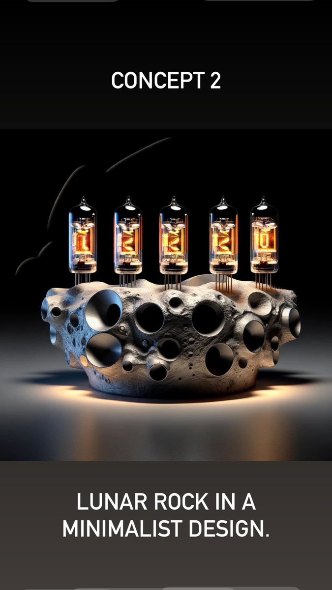 Past_Indicator's tweet photo. I’m thrilled to unveil four lunar nixie clock concepts inspired by the dearMoon project! 🌕⏰ #dearmoon #dearmooncrew
@yousuck2020
@elonmusk
@steveaoki
@yemialchemist
@blackbirdsfly
@erdayastronaut
@devjoshi10
@miyudance_ https://t.co/sP5ynKZ7Ii