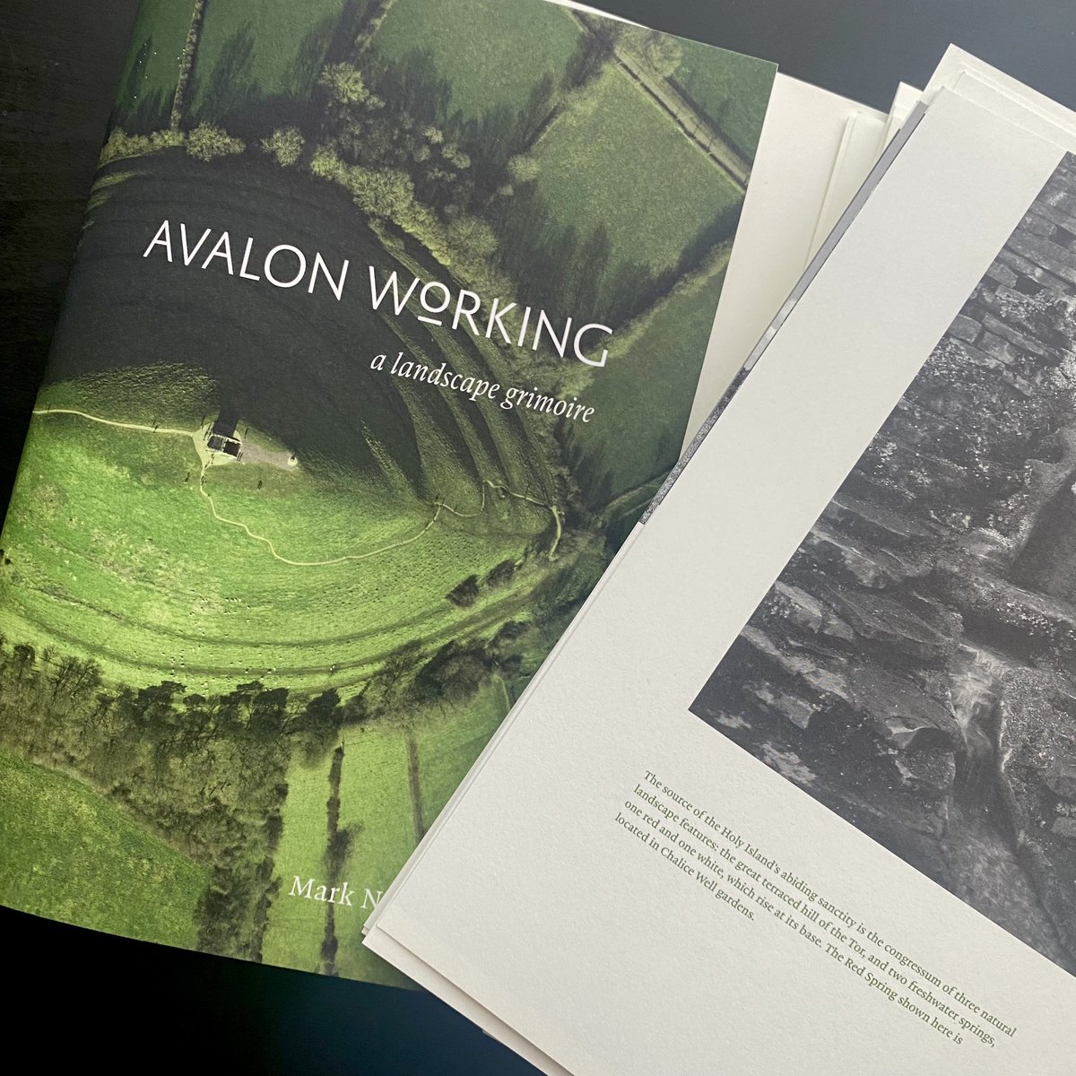 Avalon Working running sheets received today and approved for binding. The finished books should be with us this time next week. We’re excited to share this incredible work by Mark Nemglan with our readers. #scarletimprint #occultbooks #earthmysteries #glastonburytor