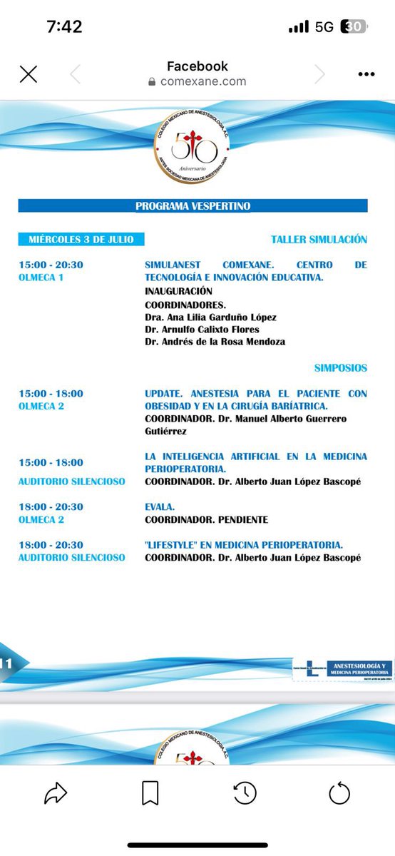Vader_CC's tweet photo. Siempre es un honor poder estar en el Congreso Nacional de Anestesia #comexane con temas de Anestesia Bariátrica y el paciente con obesidad. @DrAntolinez @DiegoEscarraman @gerardosolisp @ArturoV97755623 @DrECMO https://t.co/s8sVsY83jb