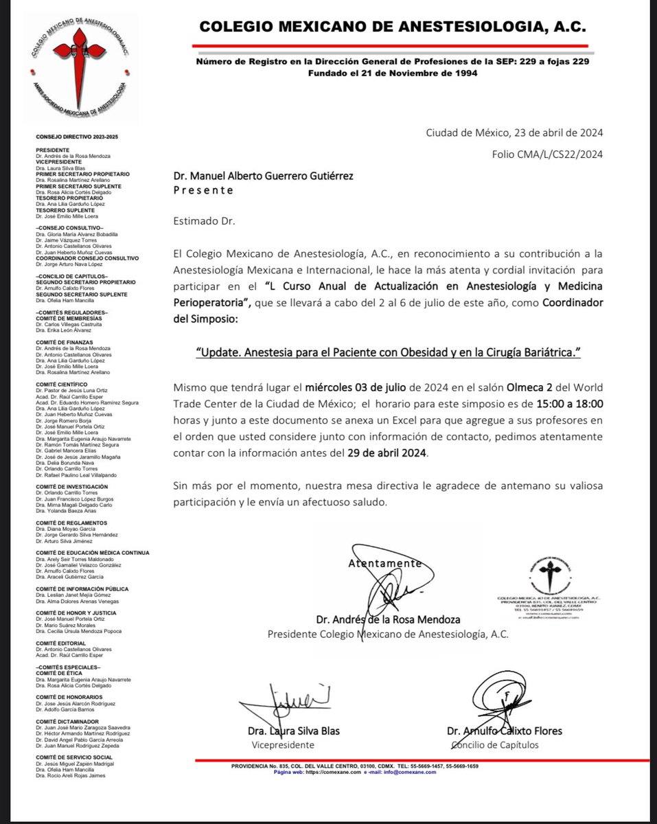 Vader_CC's tweet photo. Siempre es un honor poder estar en el Congreso Nacional de Anestesia #comexane con temas de Anestesia Bariátrica y el paciente con obesidad. @DrAntolinez @DiegoEscarraman @gerardosolisp @ArturoV97755623 @DrECMO https://t.co/s8sVsY83jb