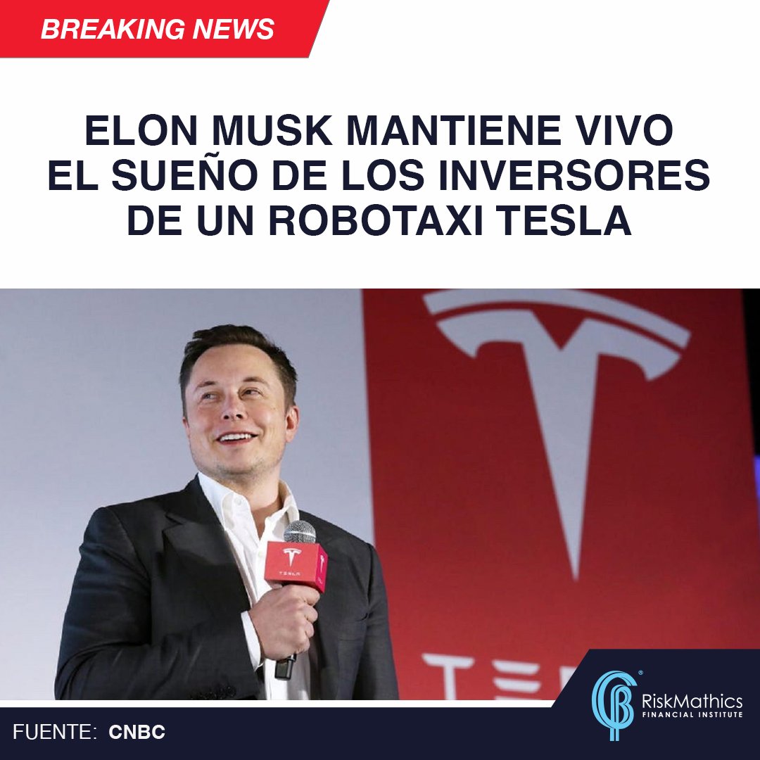 RiskMathicsFI's tweet photo. Permanece al día con las innovaciones más recientes en Finanzas, Trading, IA y Tecnología.: https://t.co/JU1QDq2gRK
#riskmathics #risk #NextGenerationInFinancialTraining #CNBC #ElonMusk #Inversores #RoboTaxi #Technology #Tesla #Finance #IA #Software https://t.co/PAkL1iaT8p