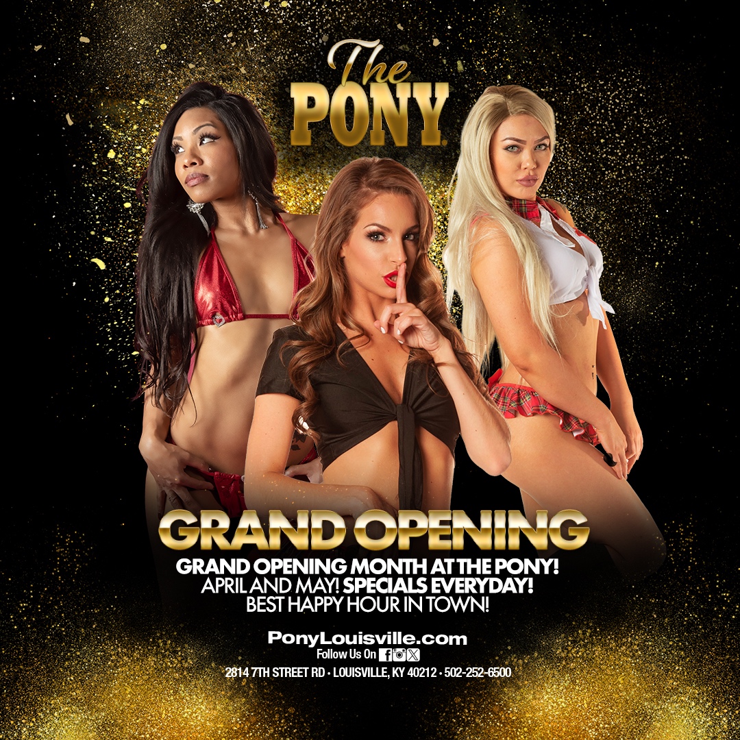 🎉Join us for our GRAND OPENING at The Pony - Louisville!🎉 Enjoy daily specials every day in April and May, including the BEST Happy Hour in town! 🍻 #ThePonyLouisville #GrandOpening #HappyHour #DrinkSpecials