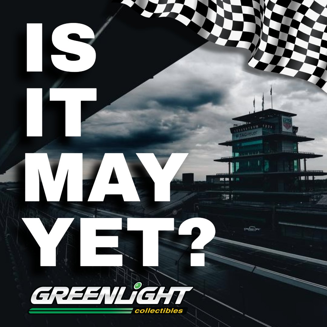 One week until May, IndyCar Fans! Are you as excited as we are?! 🏎️🏁 #indycar #isitmayyet