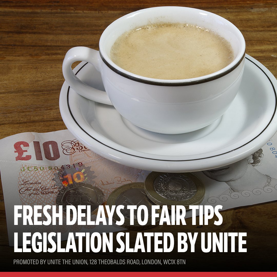 Unite, the UK’s union for hospitality workers, has slated the government’s decision to delay the implementation of the Fair Tips Act from 1 July to 1 October 2024. unitetheunion.org/news-events/ne…