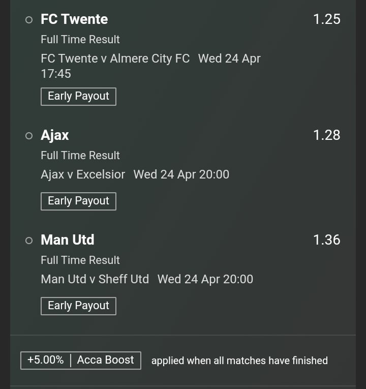 Mr_X_Bets's tweet photo. 2 x #additionalbet
1 unit each
Treble pays 2.17 https://t.co/EiUQqhxd0U