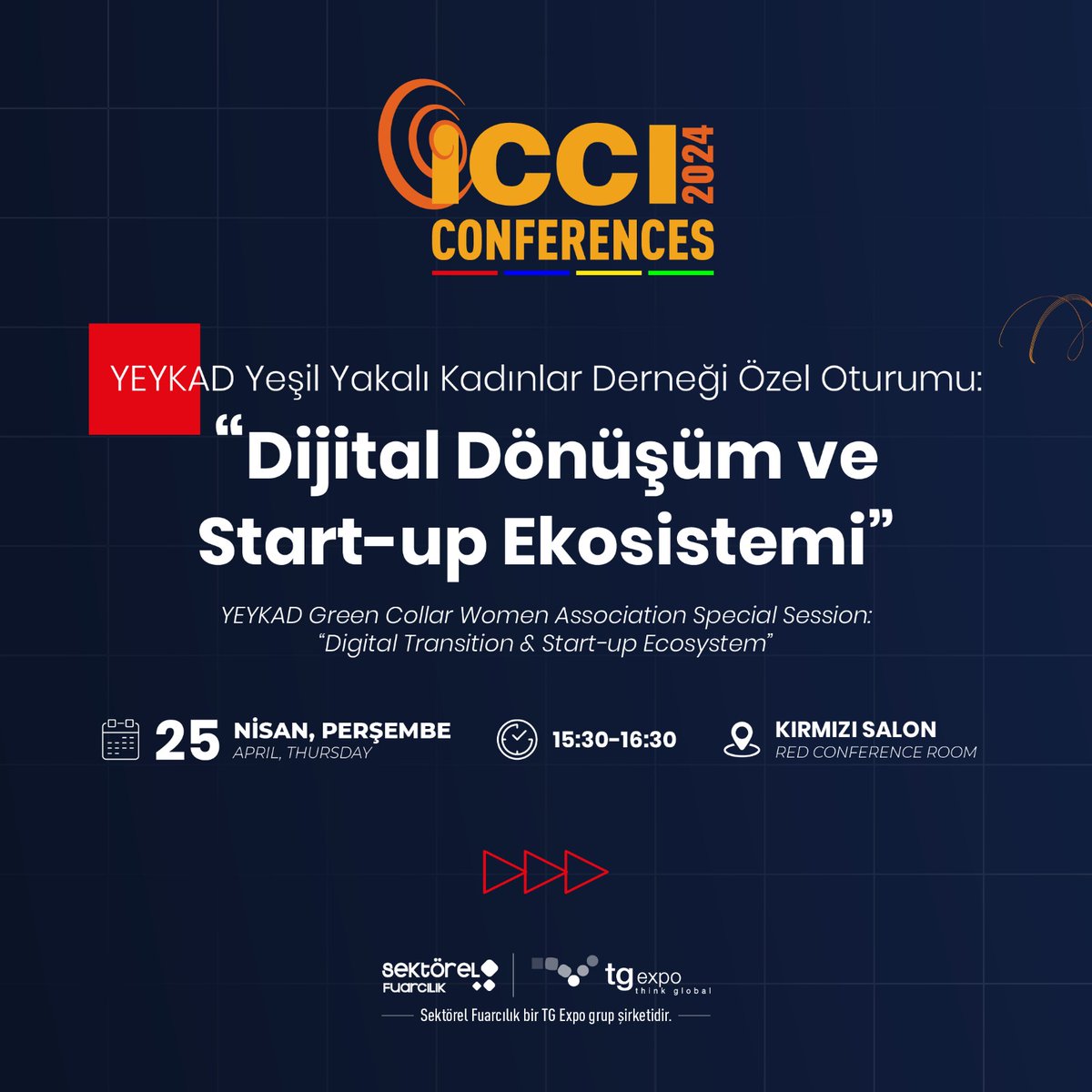 Yarın <a href="/ICCI_Turkey/">ICCI</a>   fuarında  başarılı start-up lar ile #yapayzeka #ıos #blockchain  #teknoloji konuşuyoruz.