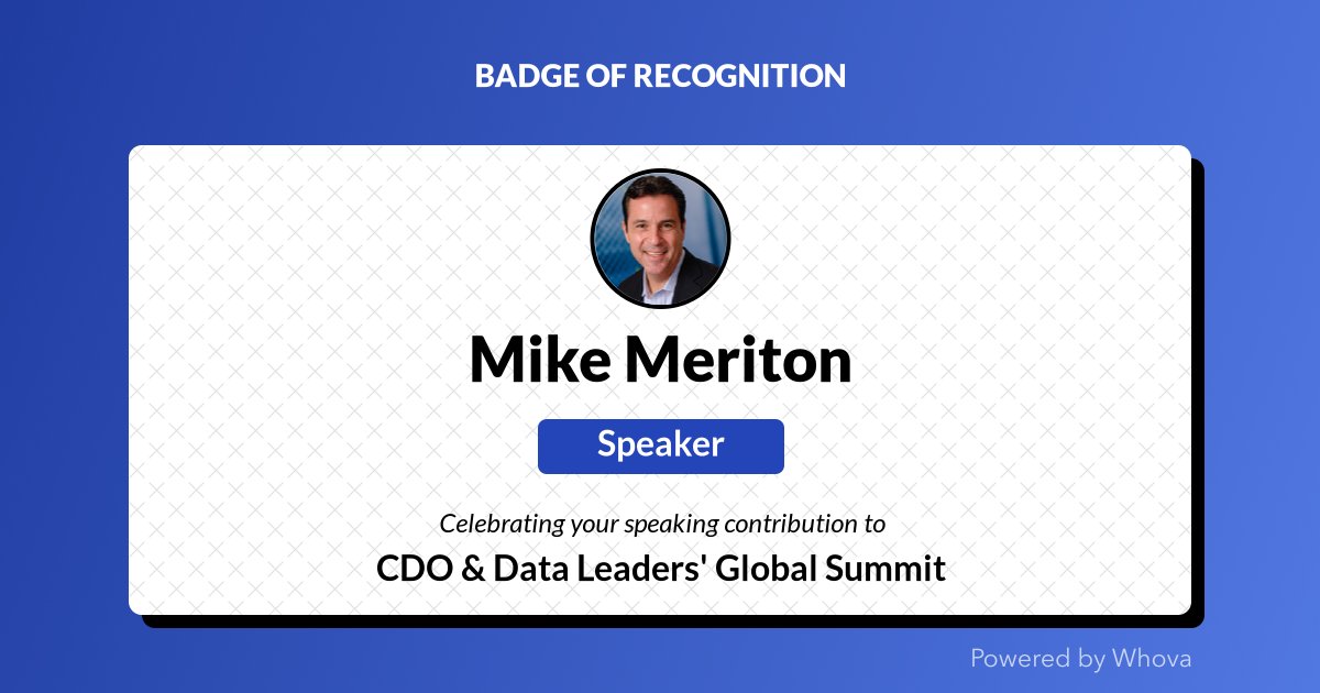 Did you catch @mmeriton's EDM Council Spotlight session this morning at @magazine_cdo’s CDO & Data Leaders’ Summit? Join us at 12:45 to listen to his closing remarks. Register here to watch it live: whova.com/portal/registr…