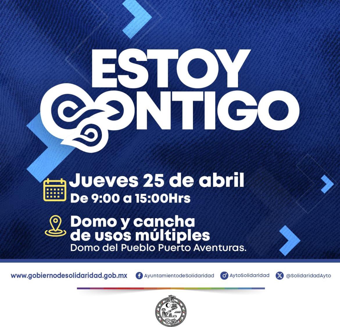 Programa #EstoyContigo 25 abril de 9 a 15hrs  domo #puertoaventuras