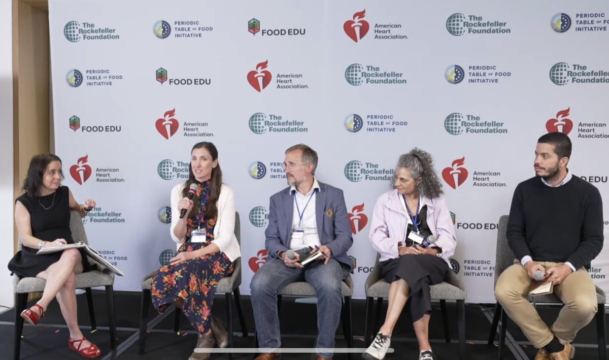 “What is needed to create trans-disciplinary efforts is a common language.” -Jackie Bertoldo, American Heart Association and Food EDU

#FoodPeriodicTable 
Tune in live: youtube.com/live/Aj9F9QY0U…