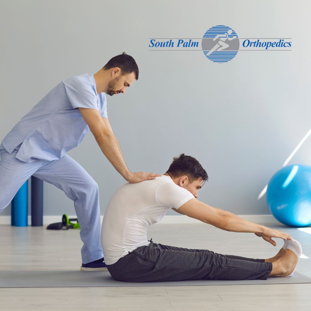 Did you know that #SouthPalmOrthopedics has a #physicaltherapy center located on site.💯Our team consists of qualified, licensed physical therapists.📲Reach out for a consultation today, we want to help get you moving! #sportsmedicine #stateoftheartphysicaltherapycenter