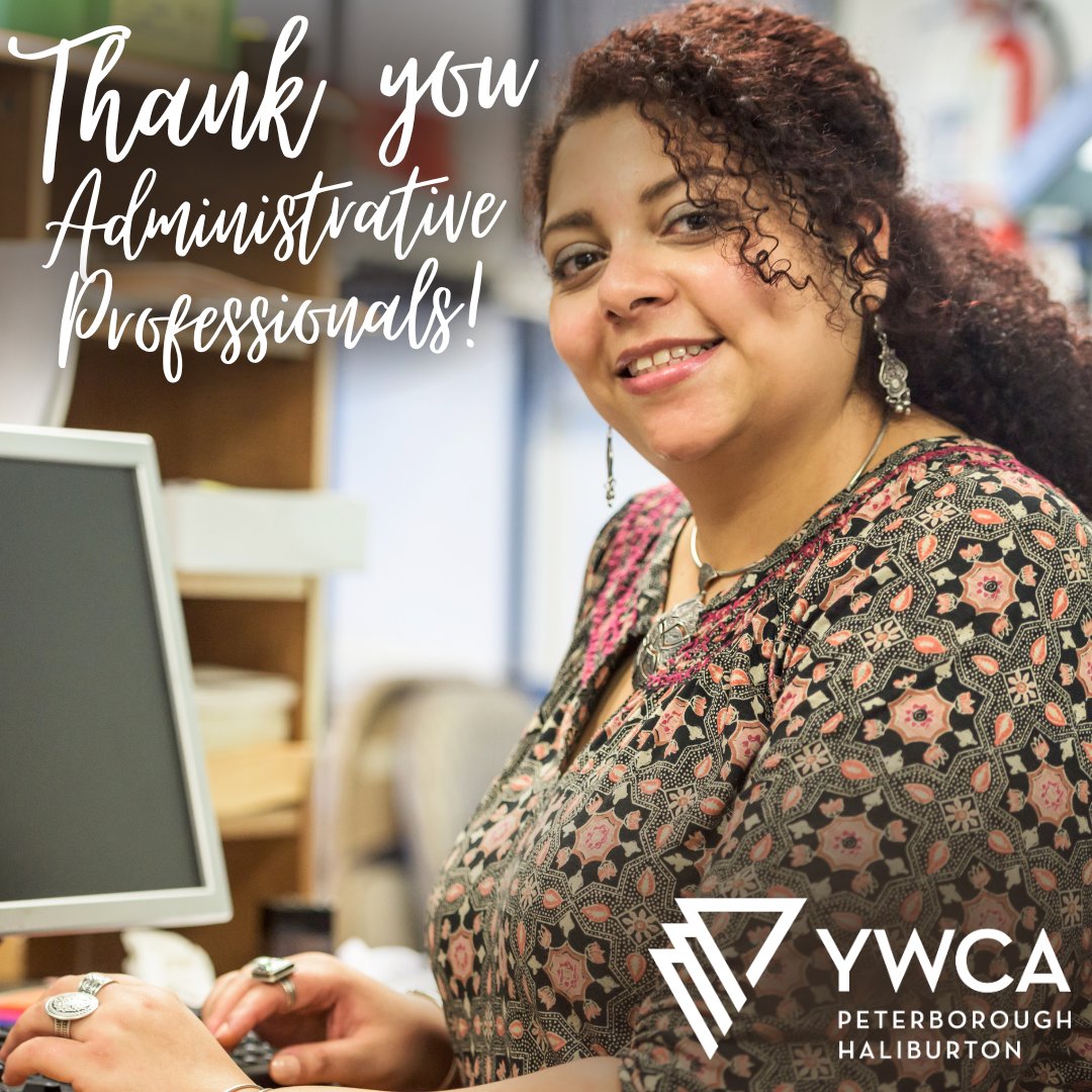 When women call the YWCA or arrive at one of our buildings, it's very likely that the first person they speak to will be an administrative colleague. Their caring, compassionate, professional treatment helps these women feel seen, heard, and safe. #AdministrativeProfessionalsDay