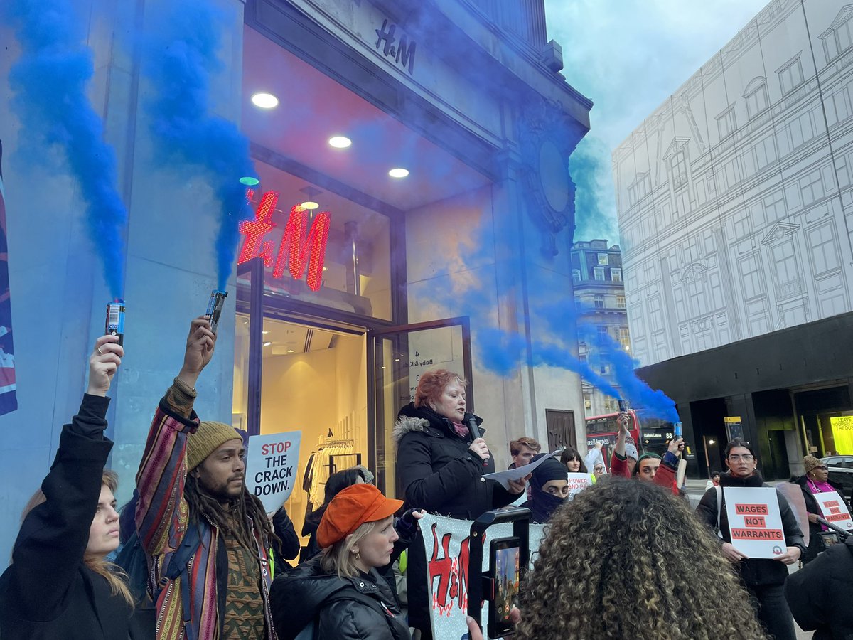 On the 11th anniversary of the Rana Plaza disaster in Bangladesh, Peace & Justice Project joined the walking tour demonstration calling for trade union rights, fair pay, dignity and justice for all workers around the world. #WagesNotWarrants