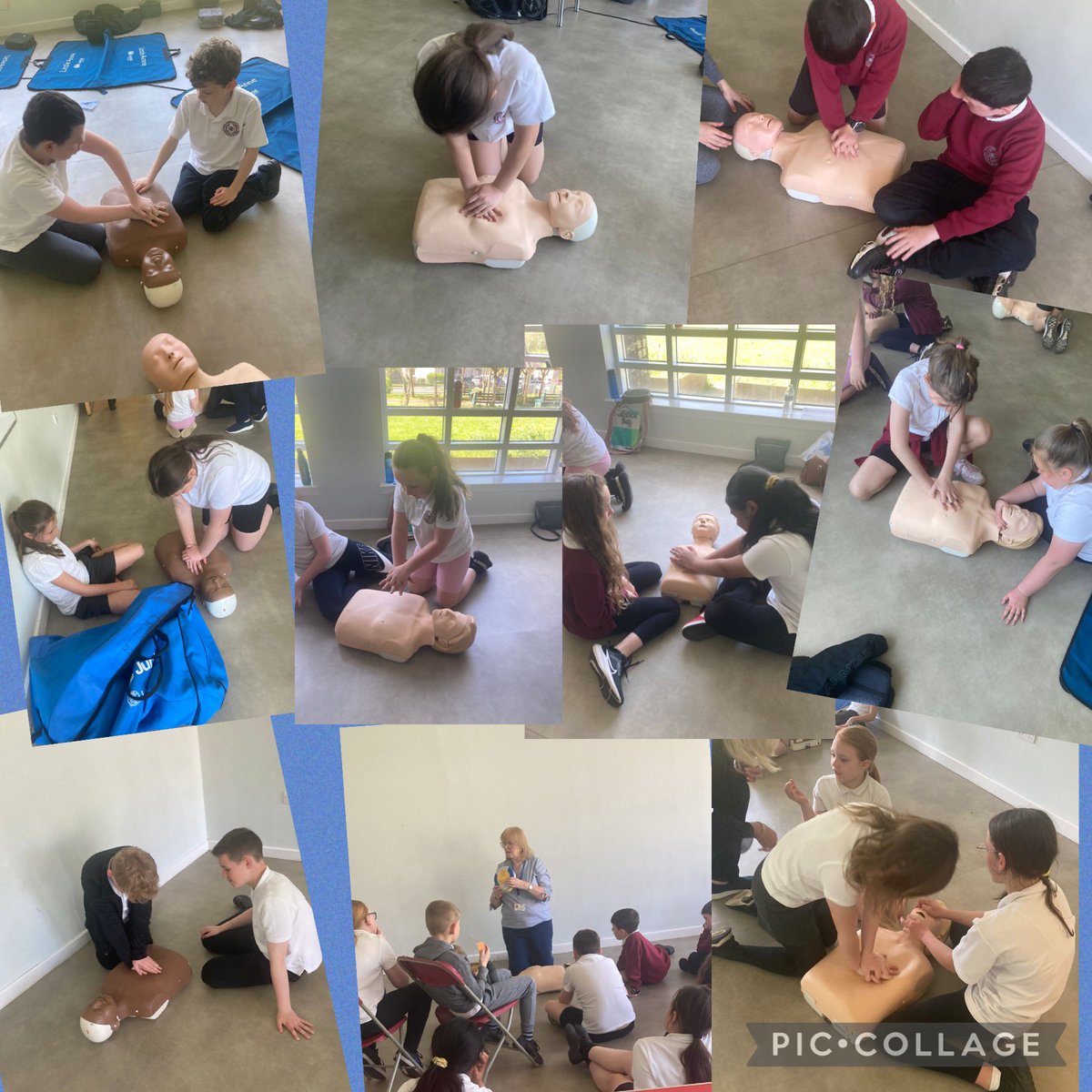 @SaveALifeScot training for our Primary 5 and Primary 6 pupils this week… #lifeskills #Heartstart #defibrillator @RenEdHWB