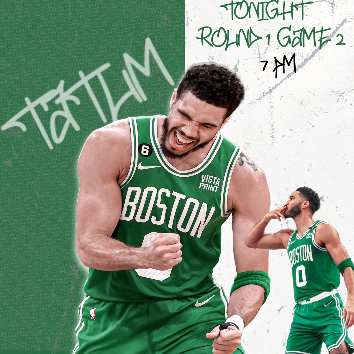 #BostonCeltics #jaysontatum #tatum1s #tatum2s #celticsnation #bostonceltics #playoffs #playoffs2024 #round1 #game2 #gameday