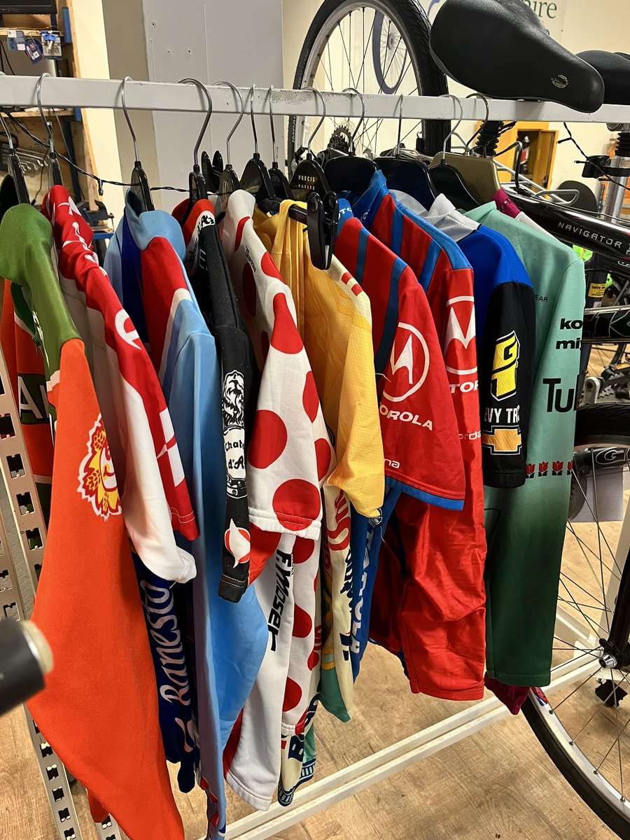 With warmer weather just around the corner (hopefully), why not check out our pre-loved cycle jerseys....