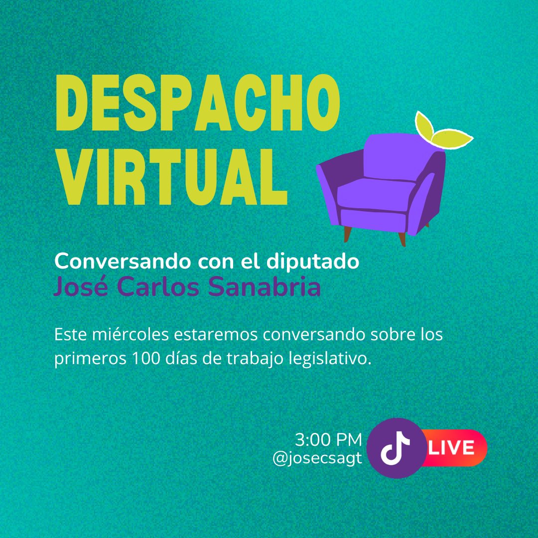 josecsagt's tweet photo. ✅Miércoles de #DespachoVirtual
Conversaremos sobre los 100 días de trabajo legislativo y otros temas. Recuerden que estaré respondiendo a sus dudas o comentarios.
🎥😎 Aquí podrán ver la transmisión: https://t.co/crp0y8MdK9 https://t.co/DywnirGfS7