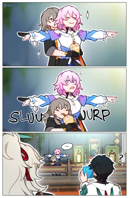 posing for a photo #HonkaiStarRail #HSR1Year #HSRHBD 
