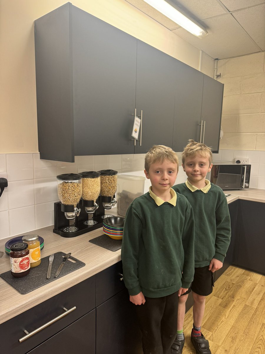 New self-service breakfast club station created in our new kitchen 🤩🤩