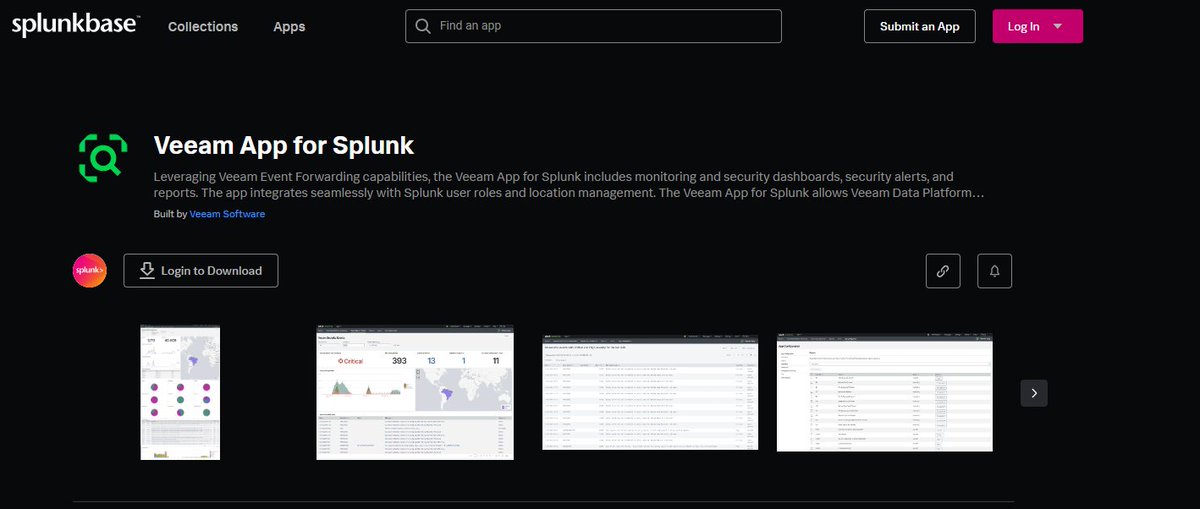 New Veeam App for Splunk is now available! I'm setting it up in the lab now, blog forthcoming. You can download it now in Splunkbase: splunkbase.splunk.com/app/7312