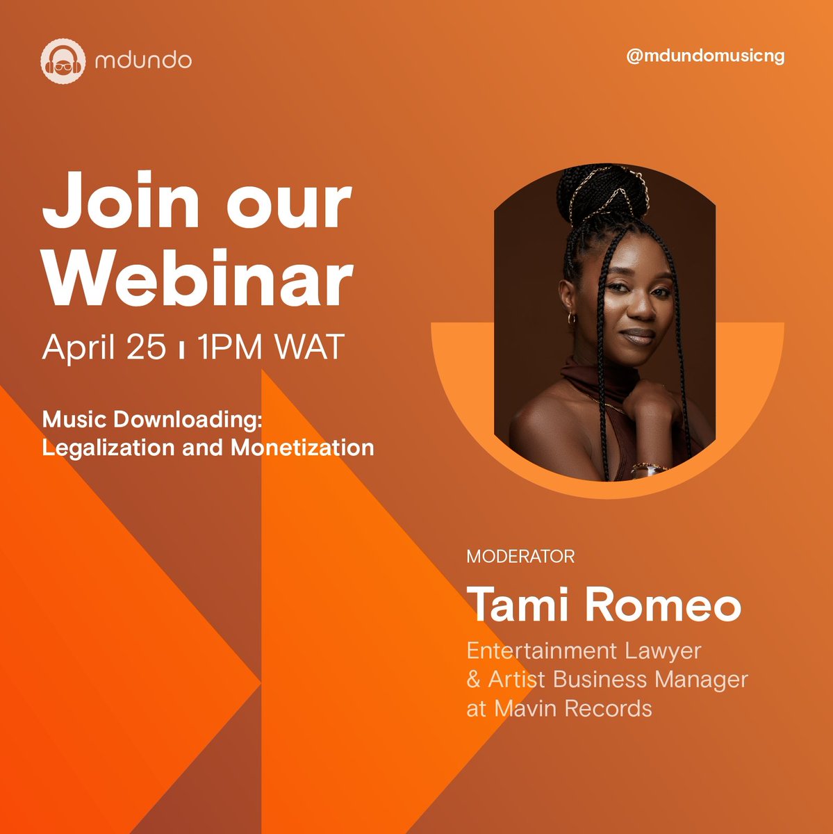 One of the finest entertainment lawyer in the industry Tami Remeo would be moderating the upcoming webinar on Music Downloading; Legalization and Monetization! Tami currently works at Mavin Records as Bayanni’s Business Manager