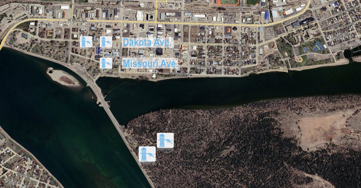 The city is flushing hydrants 💦 near Steamboat Park and on LaFramboise Island Thursday. Want details? Follow the link. cityofpierre.org/CivicAlerts.as…