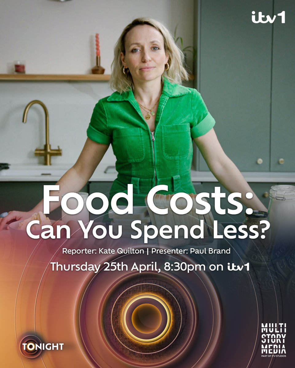 Thursday Evening on #ITVTonight...💸🛒

Kate Quilton reports on why high food inflation has affected prices - even now it has been coming down - and what can we all do to spend less at the supermarket tills.

Food Costs: Can You Spend Less? | ITV1 | 8:30pm | Thursday Night