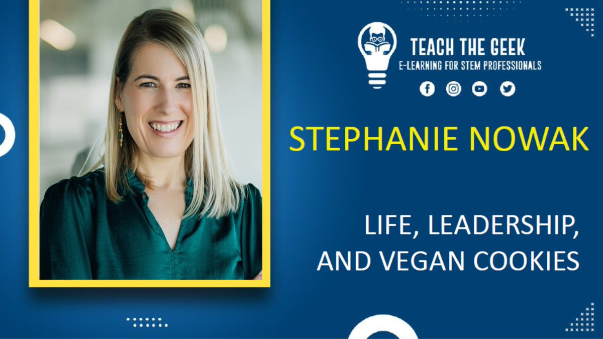How does an engineer turn into a mental fitness coach and vegan cookie business owner? Dive into our conversation with Stephanie Nowak to discover her incredible career path.
youtube.com/watch?v=UadwfN…
podcasters.spotify.com/teachthegeek/e…

#publicspeaking #careertransition #womeninengineering