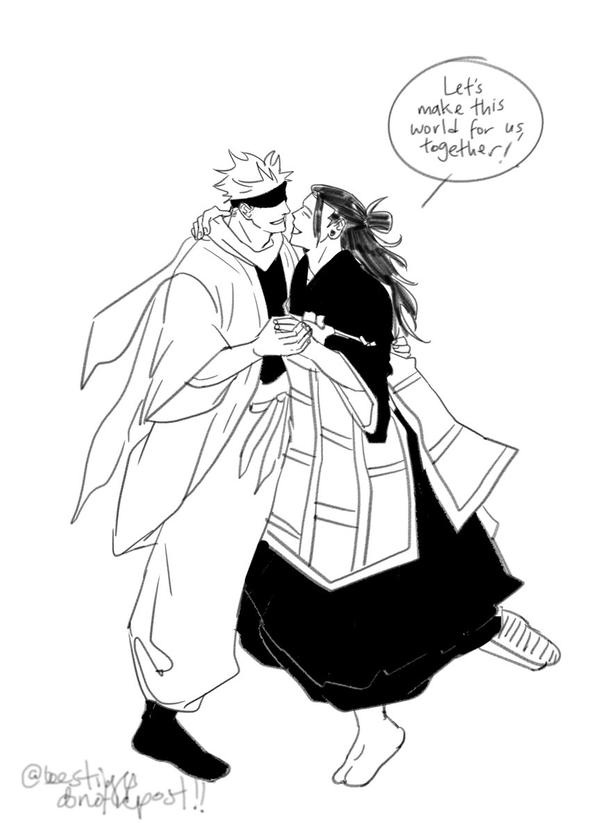 #五夏 cursed user AU partially inspired by riz's doujin !! I put these on hold for such a long time....i forgot how the dialogue went...