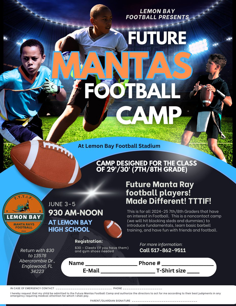 Lemon Bay Touchdown Club (@lbtdclub) on Twitter photo 