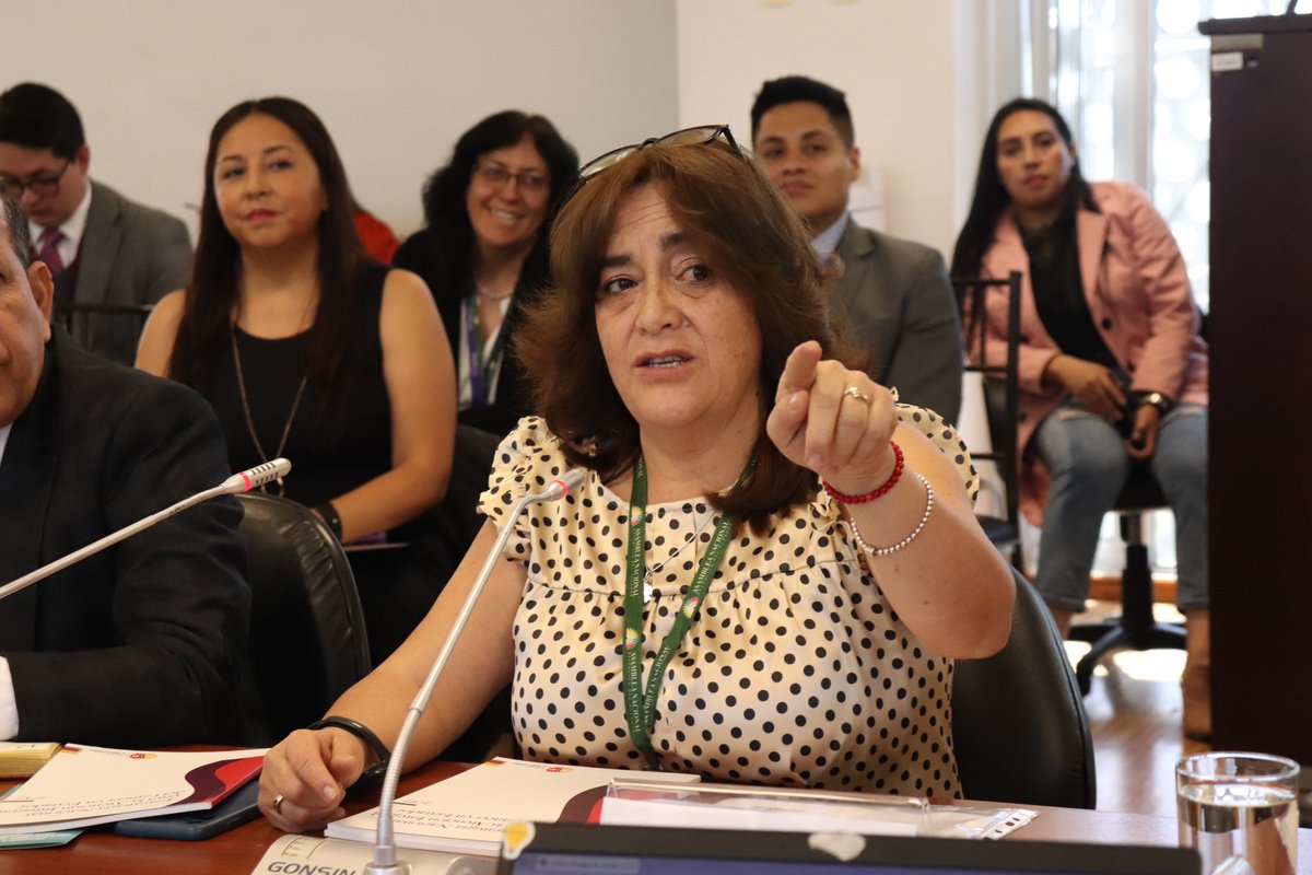 DerechoSaludAN's tweet photo. Sesión N26

Comisiones Generales #LeyCáncerCervicoUterino

➡️Andrea Encalada, Presidenta de la Fundación CEPREME.
➡️ Luis Caguana, Cristina Jácome y María Guevara del Ministerio de @Salud_Ec. 

#SaludParaLaGente https://t.co/3SaSvZUKtq