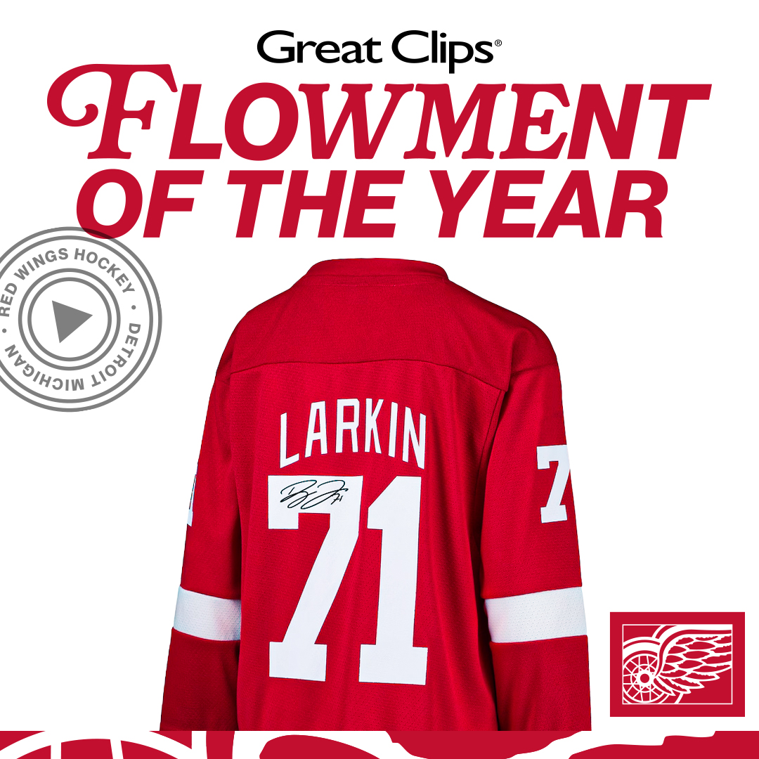 Which season highlight should be our @GreatClips 'Flowment' of the Year?! Submit your vote now for a chance to receive an autographed Dylan Larkin jersey + free haircuts for a year! 💇 🗳️ » bit.ly/flowment_