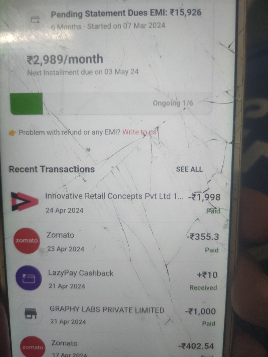 iamahmed007's tweet photo. @Lazy_Pay hi Team  unauthorised  frudlent transactions happened on my account  9652024595 without OTP of rupees 1998 &amp; 2000 kindly help me your help lines only work on 10aam to 7pm https://t.co/bVnLJSx7ev