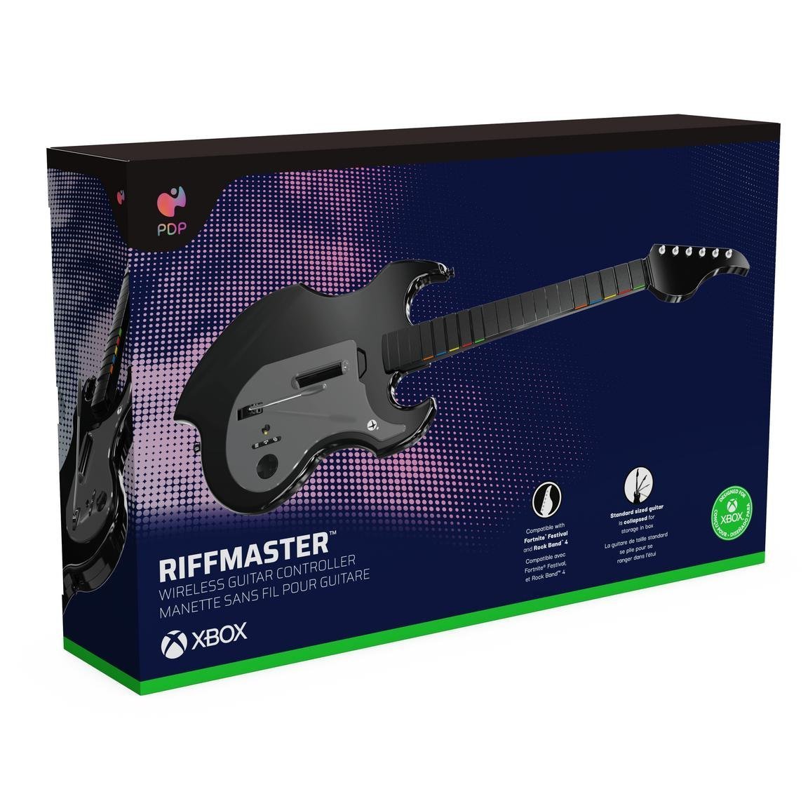 PDP RIFFMASTER Wireless Guitar Controller (Xbox) available to order on Amazon ($129.99) amzn.to/49kTPxn #ad