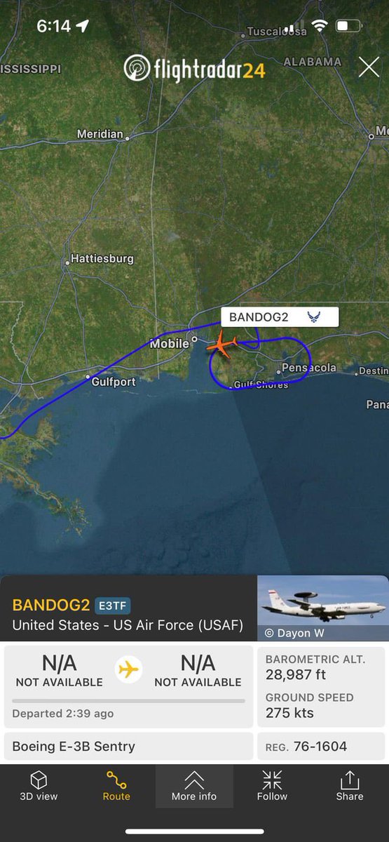 Holy crap the usaf has a awacs with the callsign of bandog
SOLITARY NOW